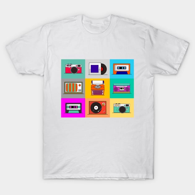 Pop art retro tech T-Shirt by Maison de Kitsch